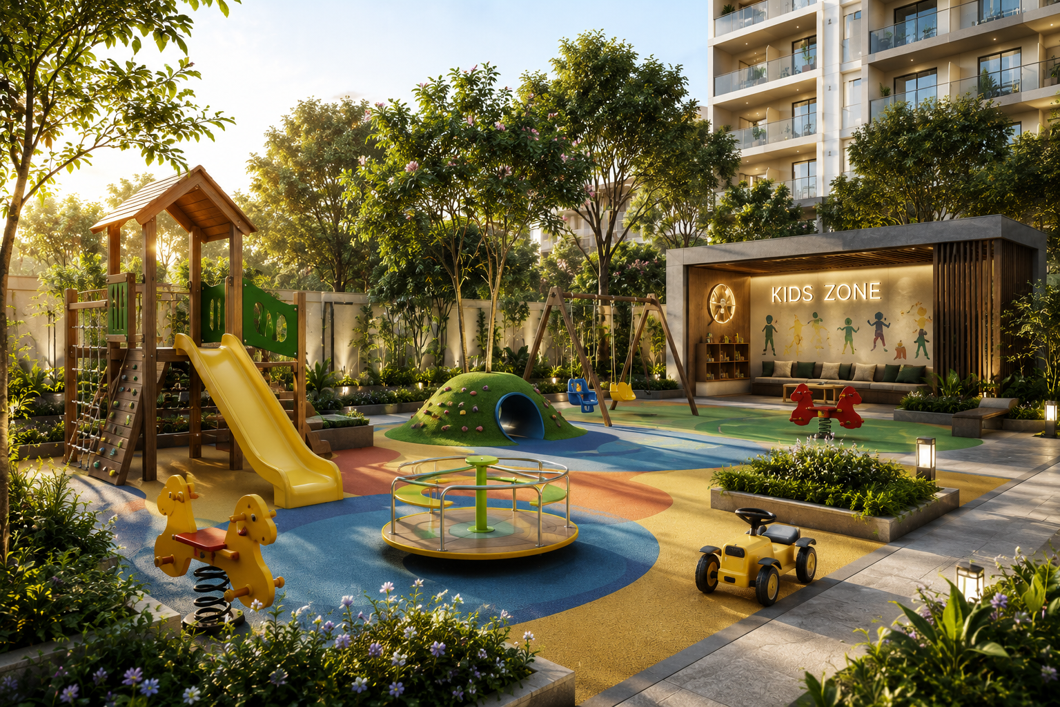 Krishna Galaxy Kids Play Area Vrindavan